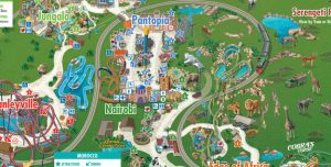 busch gardens tampa map