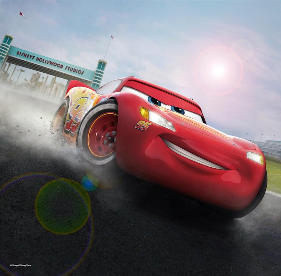 Green Light Go! Lightning McQueen Cars Attraction At Hollywood Studios